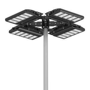 China 250W Durable High Mast LED Flood Light Moistureproof Black Color wholesale