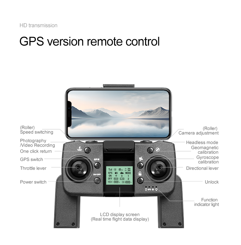 20*14*9cm Rg700 Pro Drone 4k Gps 8k Hd Dual Camera Fpv Professional Aerial Photography Uav Brushless Motor Quadcopter Toys