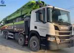 Zoomlion 59M Old Concrete Pump Truck , 2020 Used Cement Boom Pump Truck