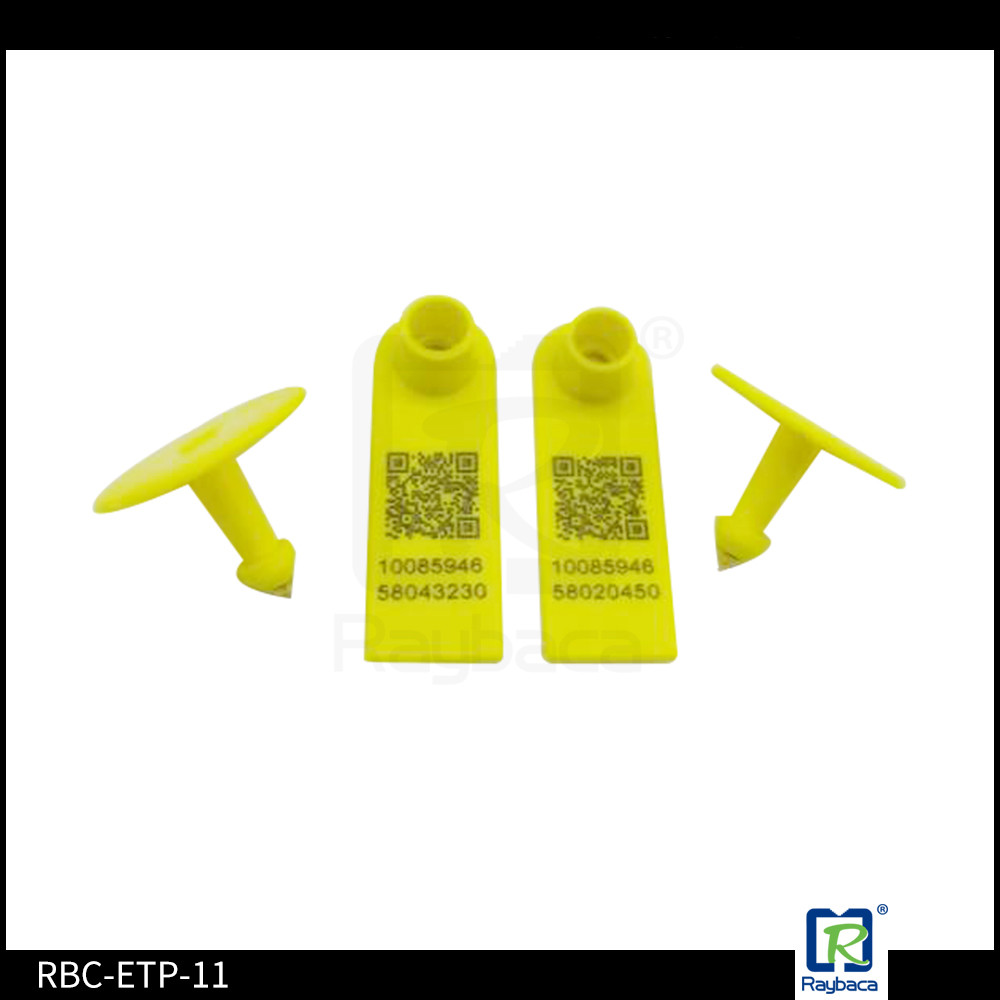 Goat RFID Animal Ear Tags , Two Pieces Livestock Tracking Tag ETP11