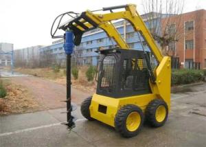 China Mini Excavator 80bar 240bar Hydraulic Earth Auger Attachment Rig Ground Hog Earth Drill wholesale