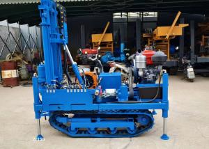 China Diesel Engine Crawler Mounted Drill Rig for Water Well Borehole Drilling wholesale