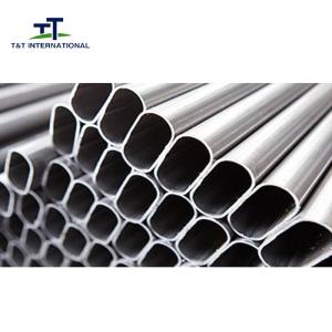 China Elliptical Flat Oval Steel Tube Decorative Cost Saving For Low Pressure Liquid Deliver wholesale