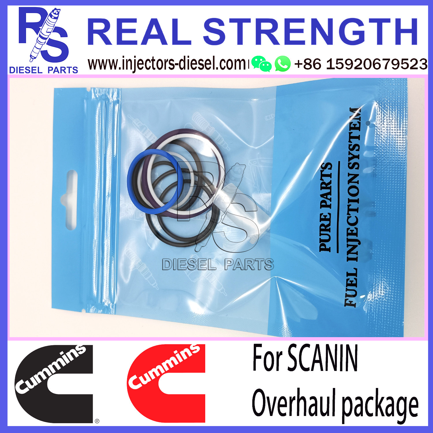 CUMMINS SCANIA Injector Repair Kit Neutral Packing ISO Approved