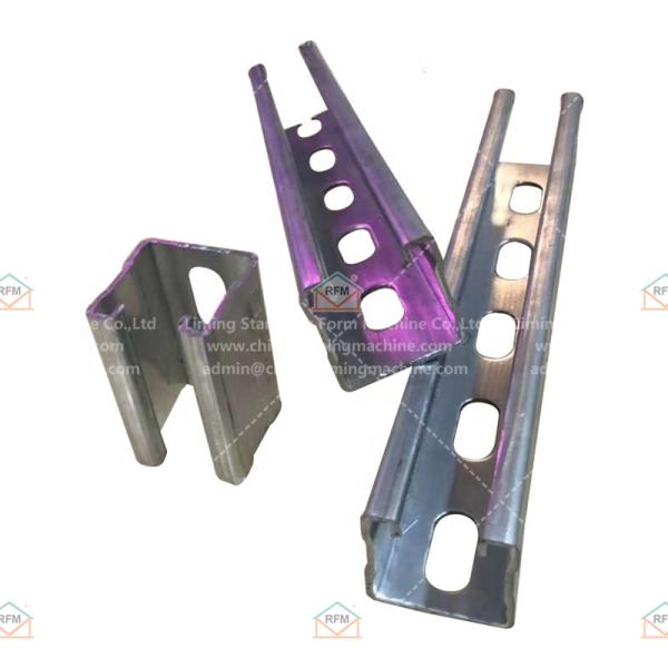 Quick Punching 8-15m/Min Solar Photovoltaic Bracket Roll Forming Machine