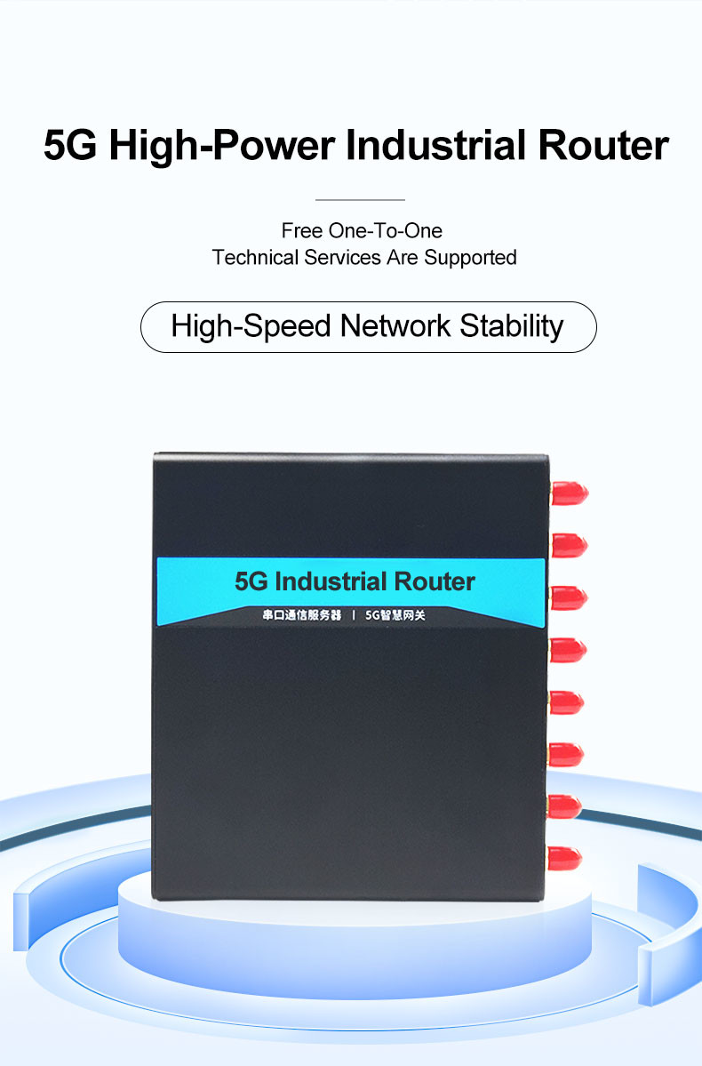 Gateway Modem 5G Industrial Router With SIM Slot Serial RS232 RS485