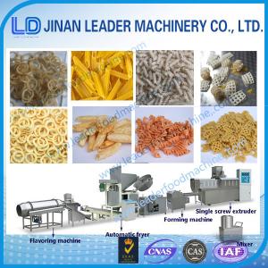 China Industrial screw shell single screw extruder snacks food machine wholesale