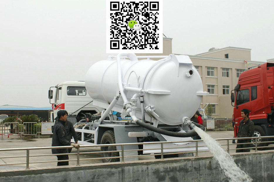 Beiben Septic Tanker Vacuum Truck / Sewer Cleaning Vehicles WhatsApp:+8615271357675