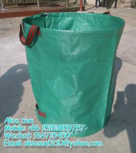 China Birthday Design PP Tarpaulin Garden Bags For Leaves wholesale