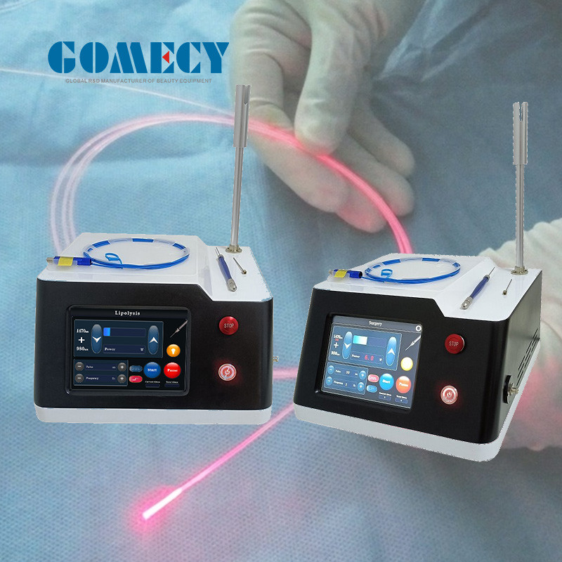 Body Lipolysis Laser Machine 1470nm Air Cooling With Cannula