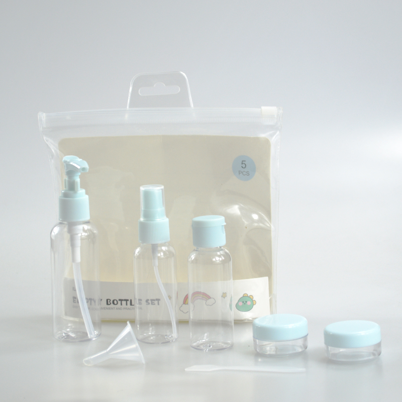50g/60g Capacity Plastic Travel Set Cosmetic Container for Essential Travel Needs