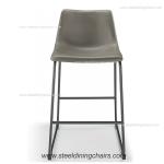 Mid Century Fixed Counter Breakfast Upholstered Bar Stools