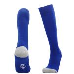 Solid Color Versatile Men Grip Soccer Socks Polyester Cotton Football Socks Anti