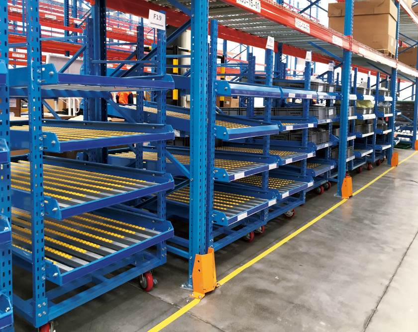Carton Flow Rack Gravity Flow Roller Racking Gravity Flow Shelving