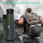 Army 12X55 12X60 Military Monocular Telescope With Phone Adapter