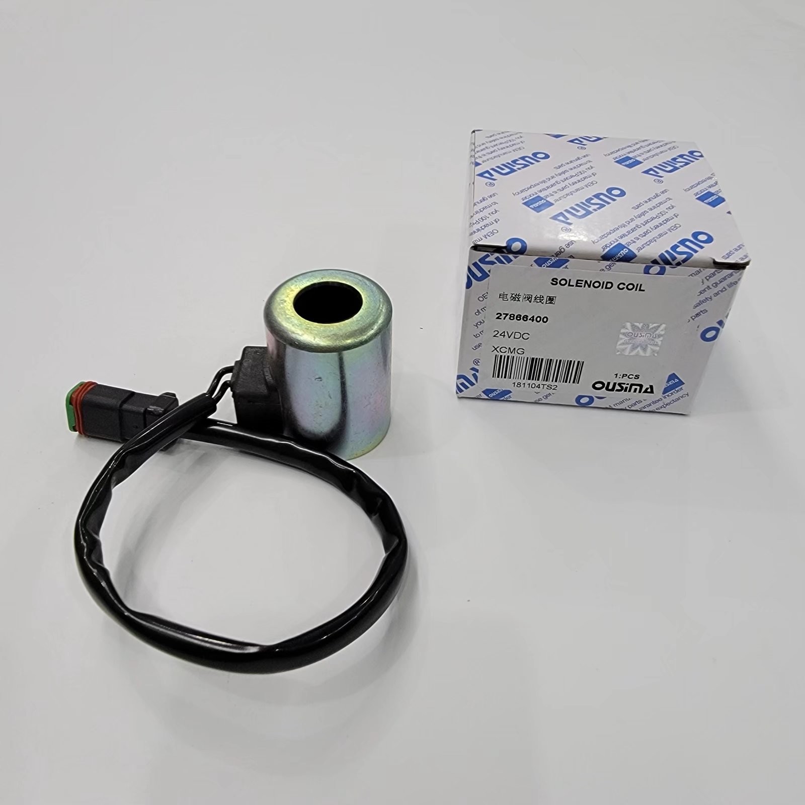 XCMG Solenoid Coil 24vdc , Excavator Dc Solenoid Coil 27866400