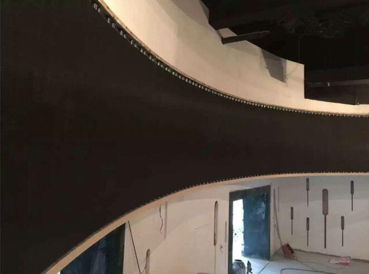 Indoor Curved Circular TV Studio P2.5 Flexible LED Screen