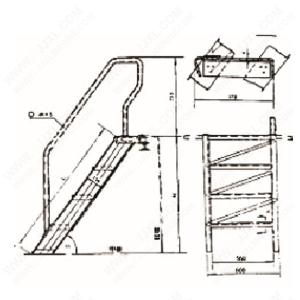 China Type B Bulwark Ladder wholesale