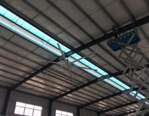 China Warehouse Large Industrial Ceiling Fan Pmsm Motor Fan wholesale