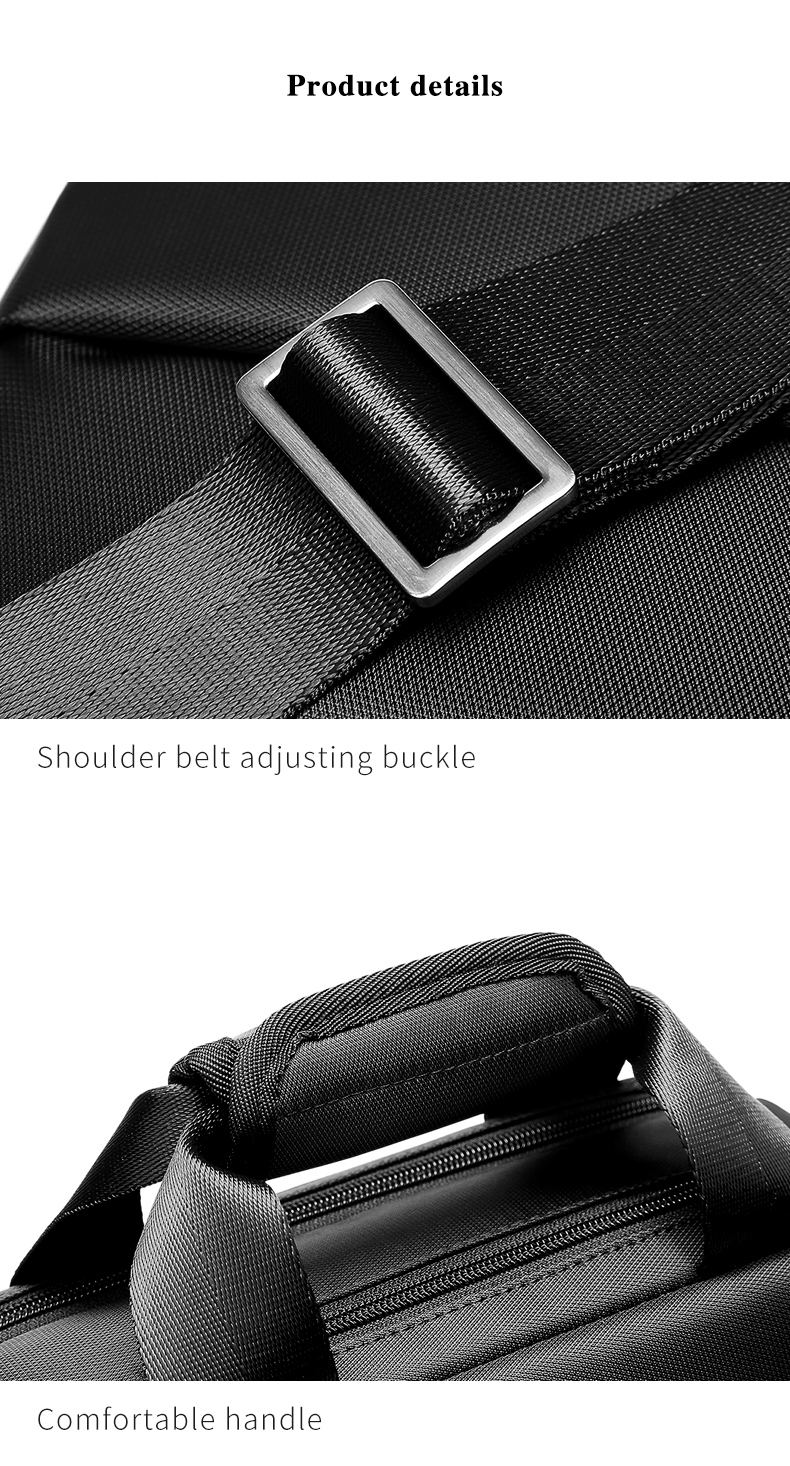 A4 Document Men'S Business Briefcase Bag Scratch Resistant 27cm Length