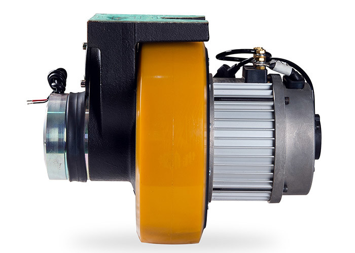 Permanent Magnet 0.75KW DC Motor Horizontal Drive Wheel Assembly