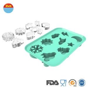 China Weather Icons Large Silicone Ice Cube Tray Ice Chill Mold wholesale
