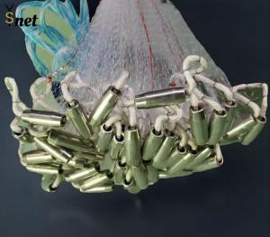 China 4 Feet - 12 Feet Hand Throw Fishing Net White Bottom Pocket Cast Net wholesale