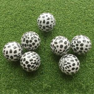 China transparent golf ball with Leopard , cooleye with black and white wholesale