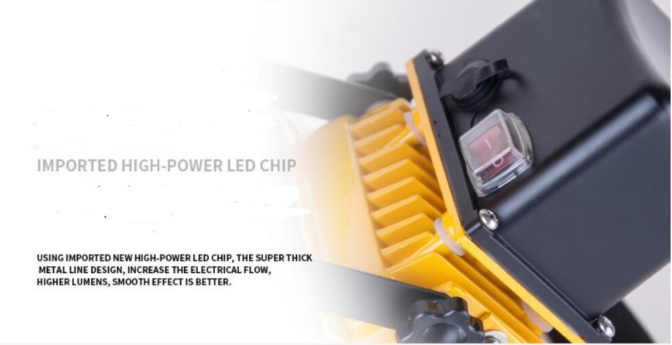 Emergency Modular LED Flood Light 10W IP65 800lm 2700K - 8000K 50 / 60Hz Frequency