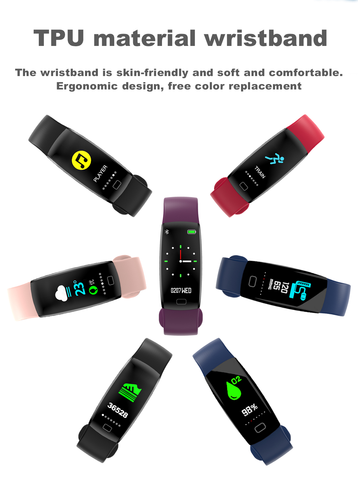 Amazon High Quality Watch F8 HR Series 6 Sports Swimming Sleep Monitoring Smartwatch