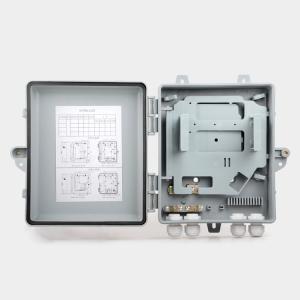 China IP65 Waterproof Fiber Optic Distribution Box FTTH 12 Core Outdoor Fiber Terminal Box wholesale