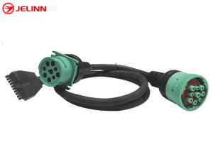 China PT30 ELD 9 Pin J1939 Splitter Y Cable for PT 30 Electronic Logging Device Heavy Duty Trucks in North America wholesale