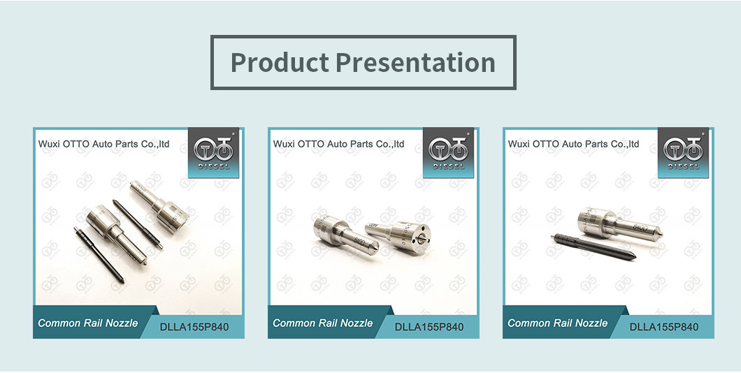 DLLA155P840 DENSO Common Rail Nozzle For Injectors 095000-6521/655X 23670-79026/79027/E0091