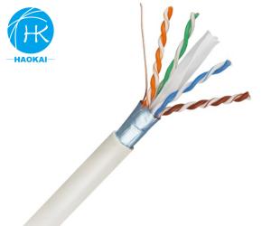 China FTP CAT6A Indoor LAN Cable 23awg Shielded Copper Network Cable wholesale