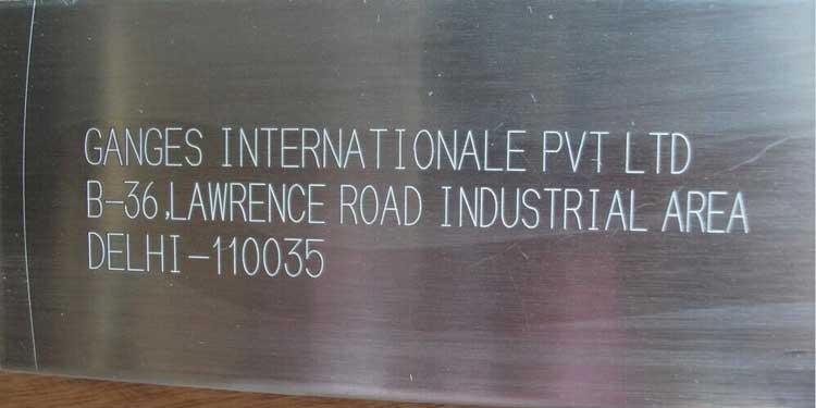 nameplate marking machine
