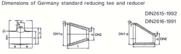 ANSI Sandblasted Or Black Painted Seamless Cast Steel Tee DIN Standard