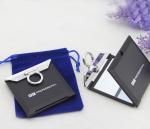 High quality plasticl square pocket compact mirror/cosmetic mirror/makeup mirror