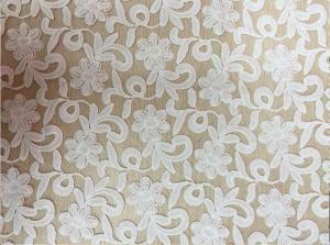 China Black Water Soluble Embroidery Applique for Wedding Bridal Dress wholesale
