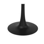 29inch Height Tulip Style Dining Table / Plywood Top Round Black Coffee Table