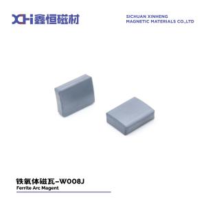 China 150 Tons Of Pressure Pressed Curved Permanent Magnet Ferrite For Fan Motors W008J wholesale