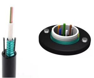China GYXTW Uni-tube Armored single mode fiber optic cable wholesale
