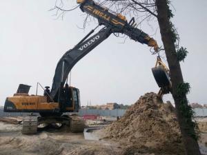 China Underground Parking Construction Foundation Drilling Tools Excavator Telescopic Clamshell wholesale