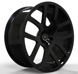 China Gloss Black 1 Piece Monoblock Forged Wheels Car Rims 22inch 22x10 For Durango wholesale