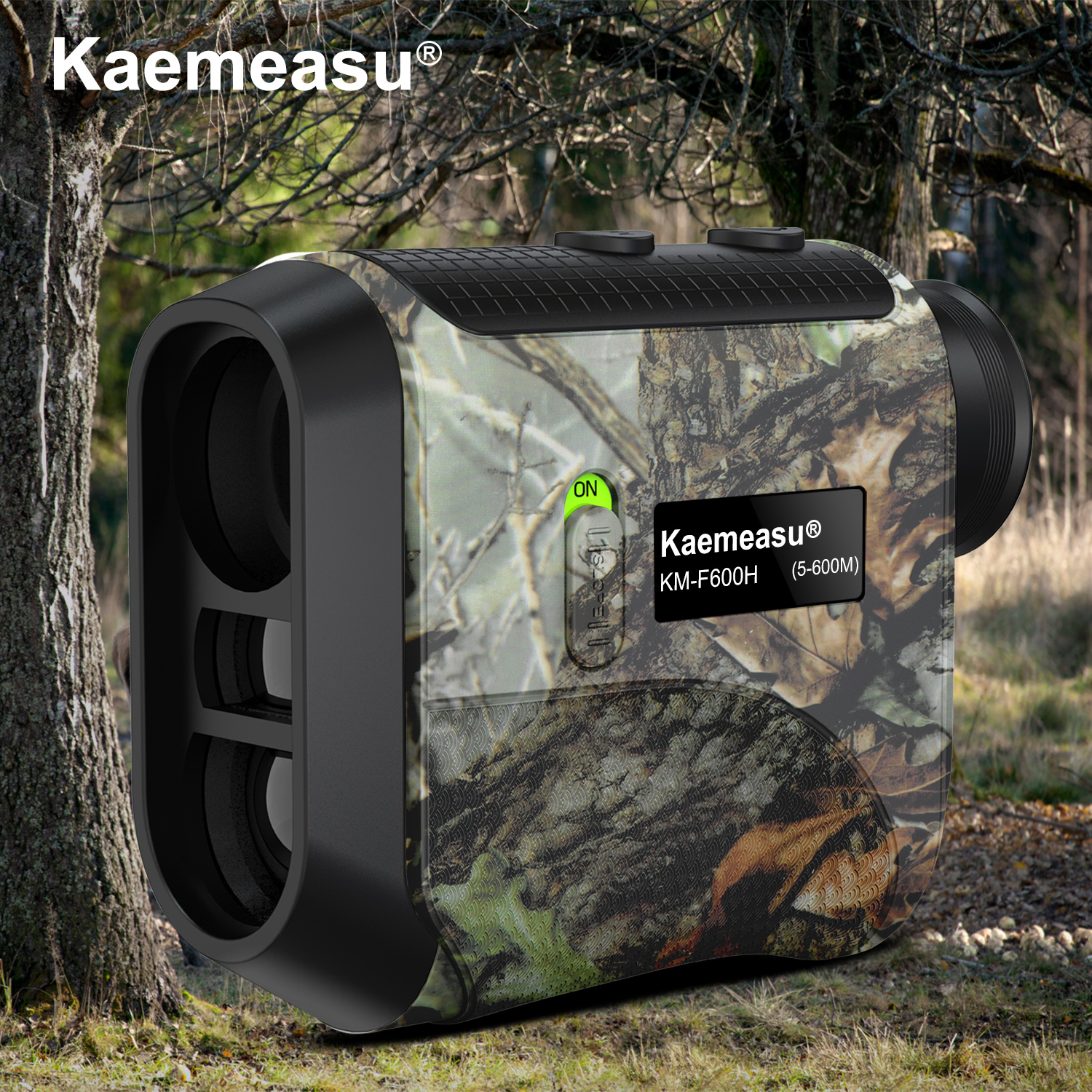 kaemeasu Laser Distance Meter Professional Hunting Rangefinder Outdoor Activities Handheld Shooting Range Finder F450