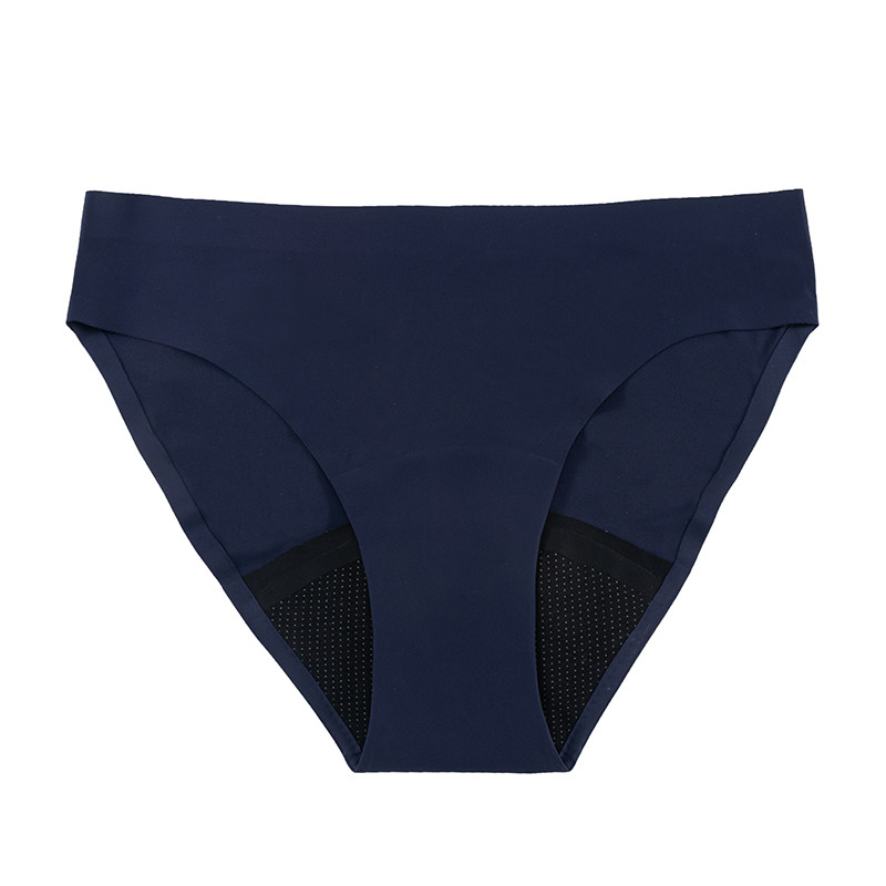 Seamless Period Underwear For Very Heavy Flow Panties 4 Layers Bikini High Elasticity