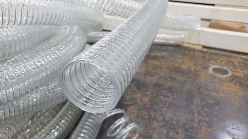 50HZ PVC Steel Reinforced Pipe Machine 800kg/H 160kw For Production
