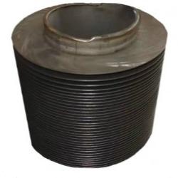 China DELLOK Finned Tube Cross Flow Heat Exchanger wholesale