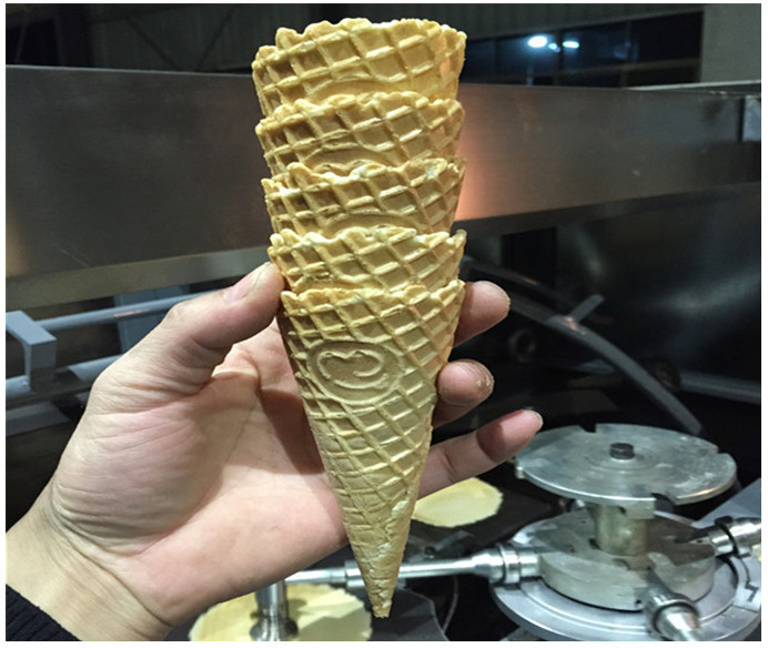 Stainless Steel Automatic Ice Cream Cone Baking Machine