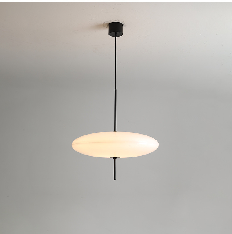 Black And White Flying Saucer Pendant Light Modern Art Bedroom Pendant Lamp(WH-GP-116)