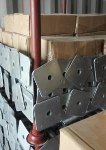 China Ductile Iron Galvanized Adjustable Scaffold Screw Jack Nut , Swivel Screw Jack wholesale